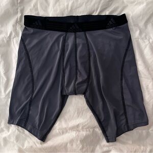 Adidas long boxer brief compression shorts